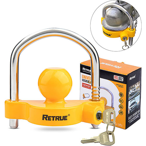 Retrue universial hitch lock for trailers